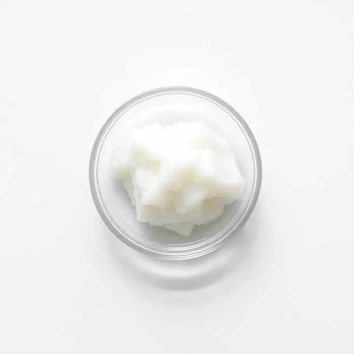 Coconut Oil in a glass dish